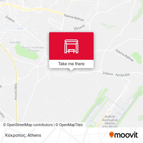 Κέκροπος map