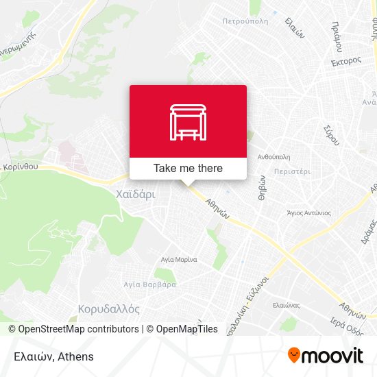 Ελαιών map
