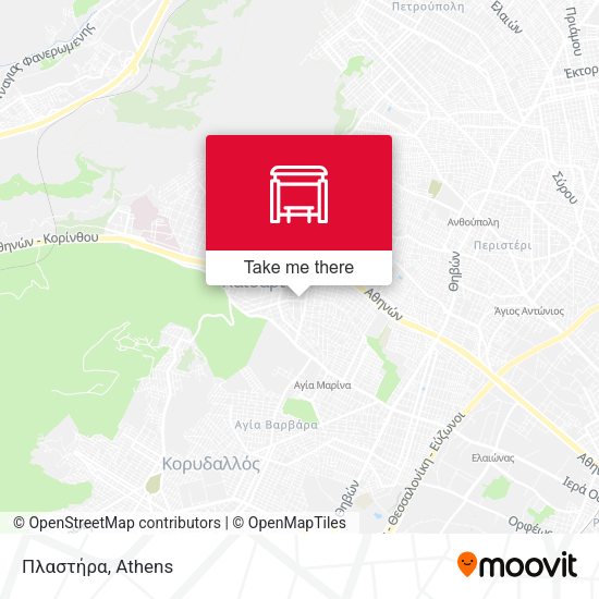 Πλαστήρα map