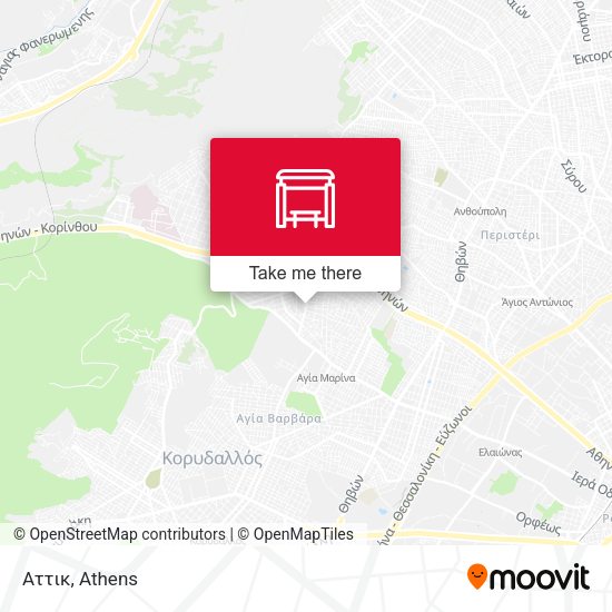 Αττικ map