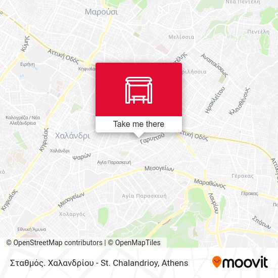 Σταθμός. Χαλανδρίου - St. Chalandrioy map