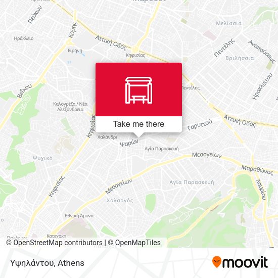 Υψηλάντου map