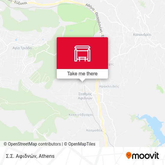 Σ.Σ. Αφιδνών map