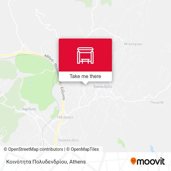 Κοινότητα Πολυδενδρίου map