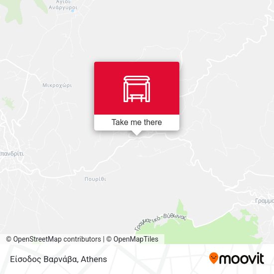 Είσοδος Βαρνάβα map