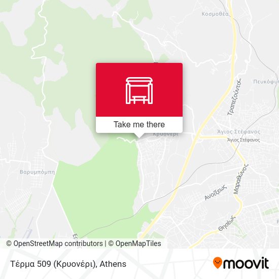 Τέρμα 509 (Κρυονέρι) map