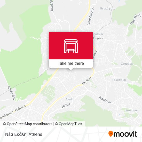 Νέα Εκάλη map