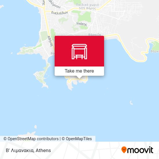 Β' Λιμανακια map
