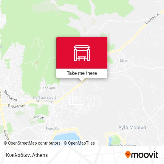 Κυκλάδων map