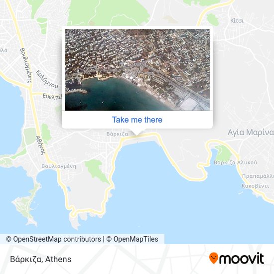 Βάρκιζα map