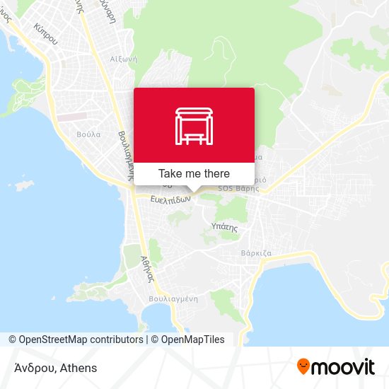 Άνδρου map