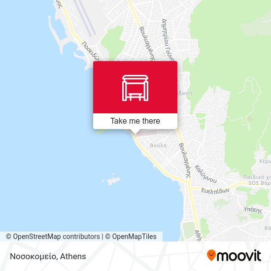 Νοσοκομείο map