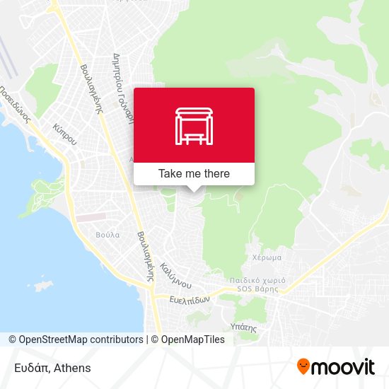 Ευδάπ map