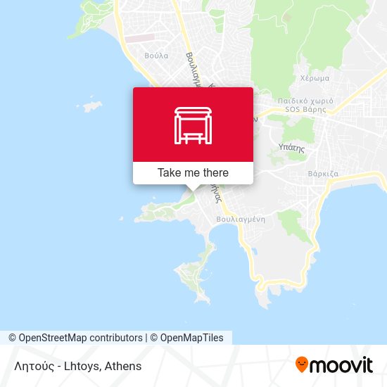 Λητούς - Lhtoys map