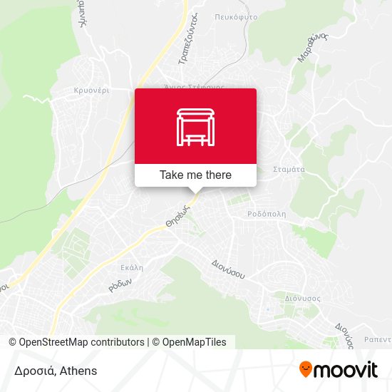 Δροσιά map