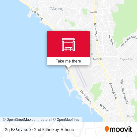 2η Ελληνικου - 2nd Ellhnikoy map