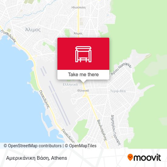 Αμερικάνικη Βάση map
