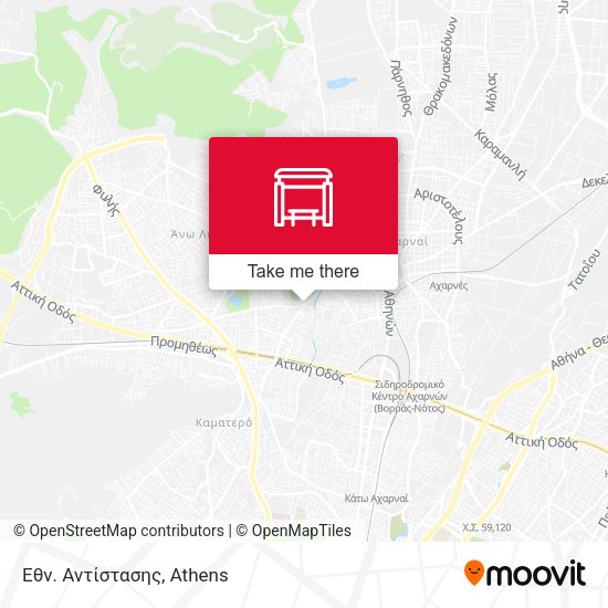 Εθν. Αντίστασης map