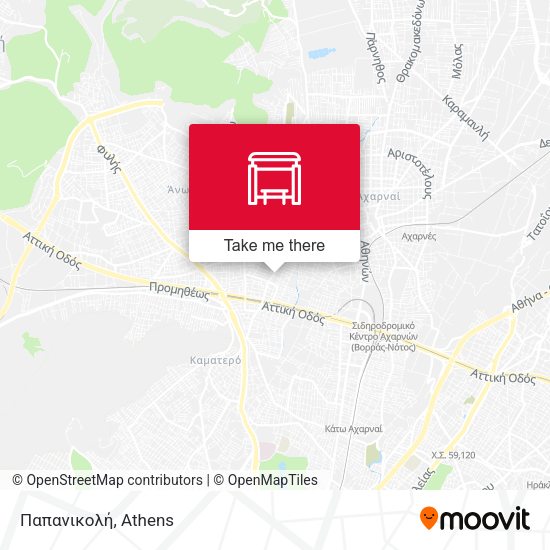 Παπανικολή map