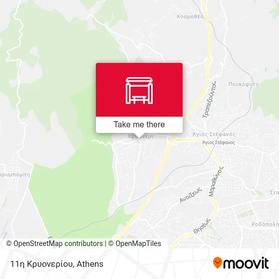 11η Κρυονερίου map