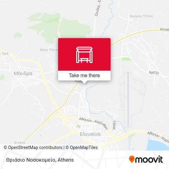 Θριάσιο Νοσοκομείο map