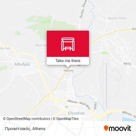 Προαστιακός map