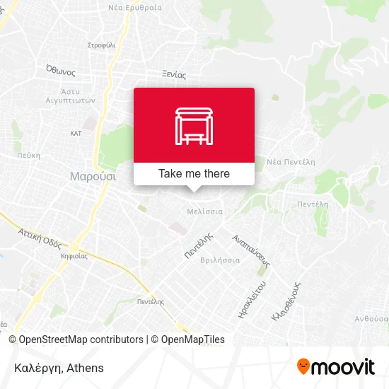 Καλέργη map