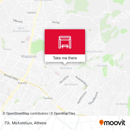 Πλ. Μελισσίων map
