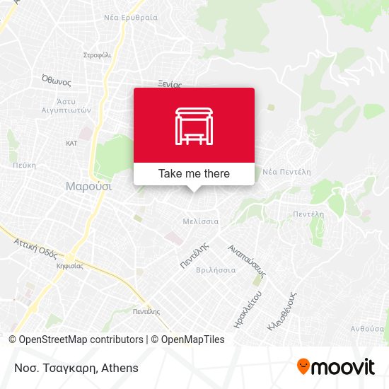 Νοσ. Τσαγκαρη map