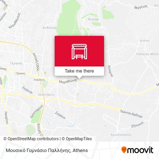 Μουσικό Γυμνάσιο Παλλήνης map