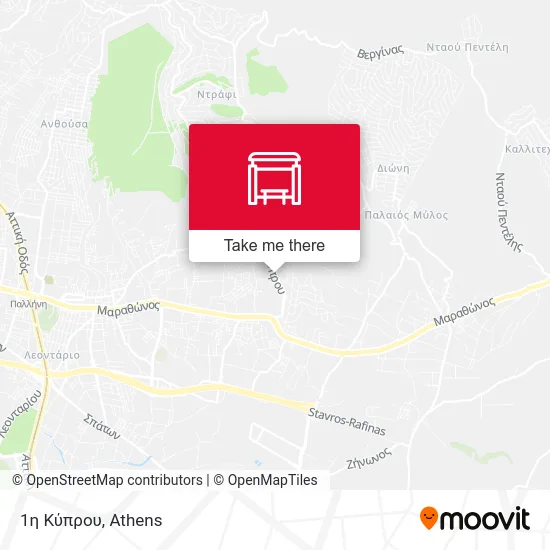 1η Κύπρου map