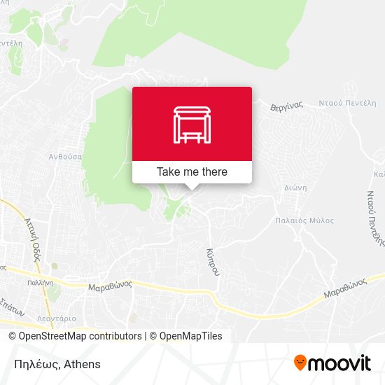 Πηλέως map