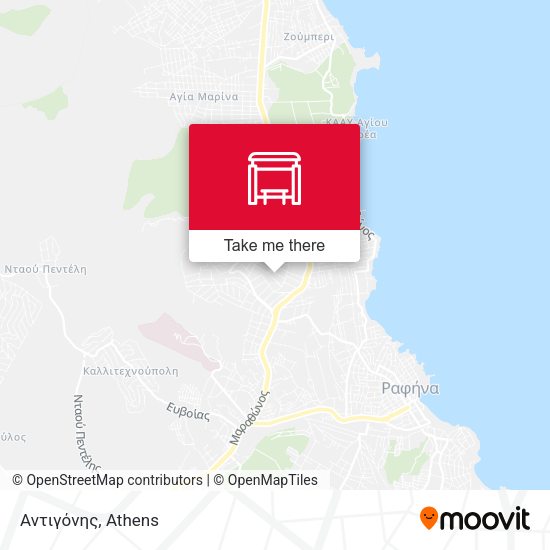 Αντιγόνης map