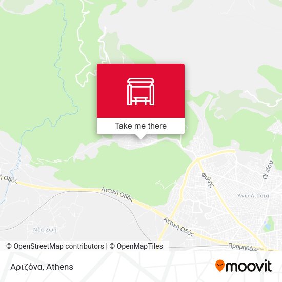 Αριζόνα map