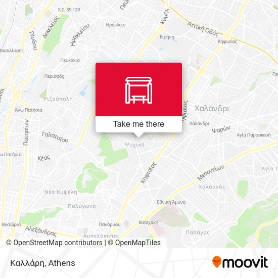 Καλλάρη map