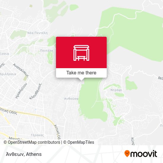 Άνθεων map