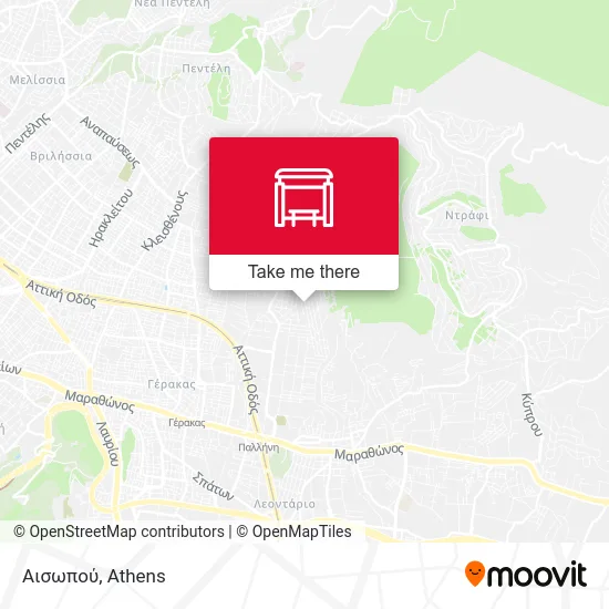 Αισωπού map