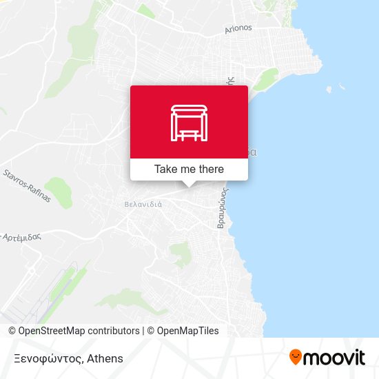 Ξενοφώντος map