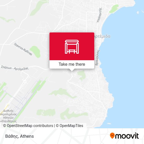 Βάθης map