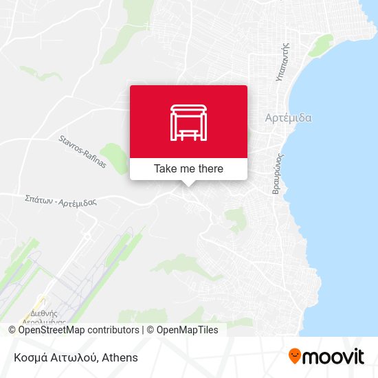 Κοσμά Αιτωλού map