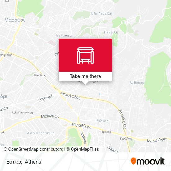 Εστίας map