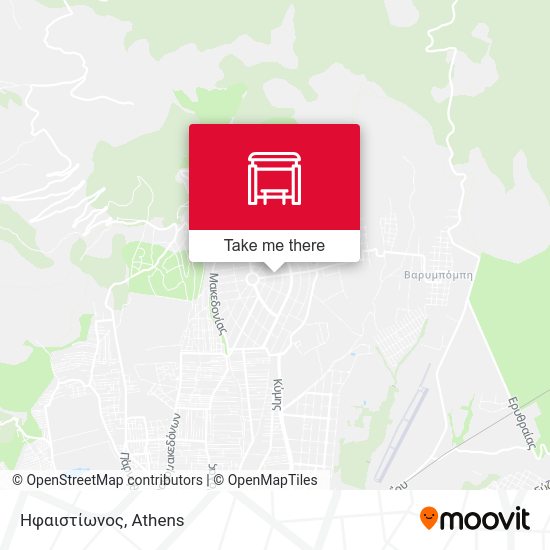 Ηφαιστίωνος map