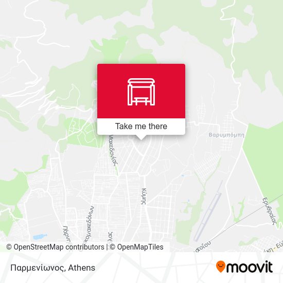 Παρμενίωνος map
