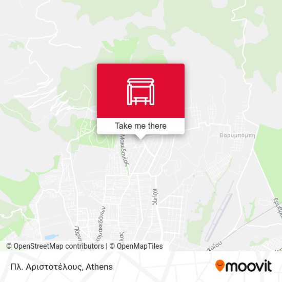 Πλ. Αριστοτέλους map