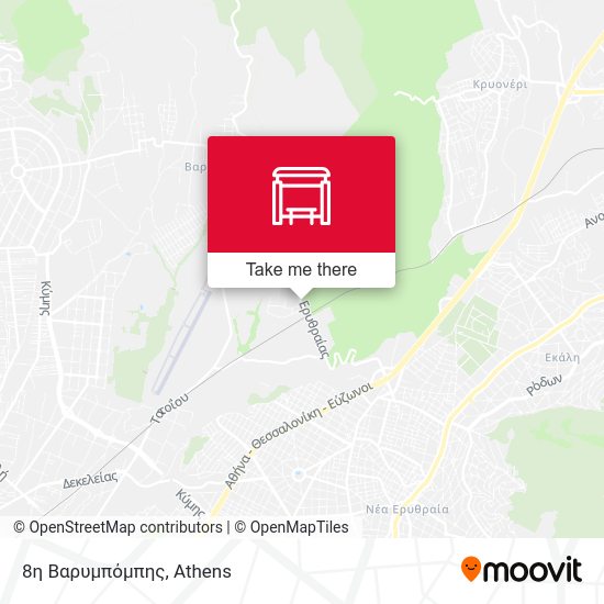 8η Βαρυμπόμπης map