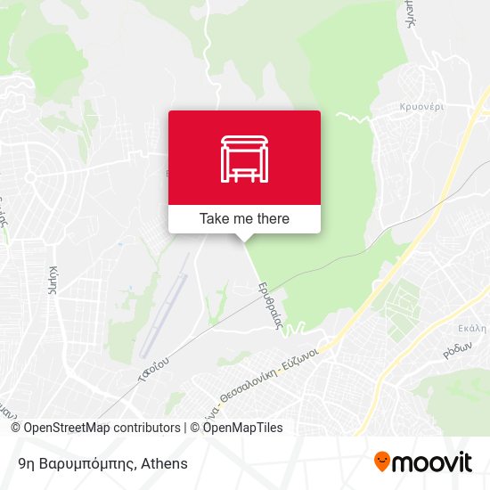 9η Βαρυμπόμπης map