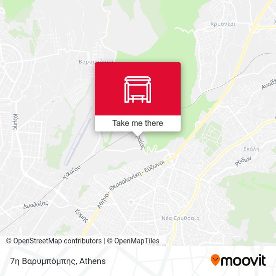7η  Βαρυμπόμπης map