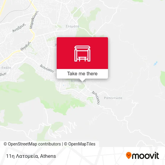 11η Λατομεία map