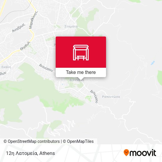 12η Λατομεία map