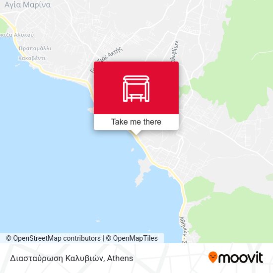 Διασταύρωση Καλυβιών map